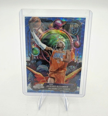 2025 Topps Cosmic Chrome Propulsion Shai Gilgeous-Alexander #PRP-1 Blue Moon /99