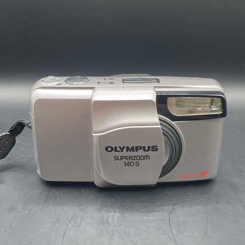 Olympus Superzoom 140s Point And Shoot 35mm Film Camera Tested & Working - Picture 3 of 11