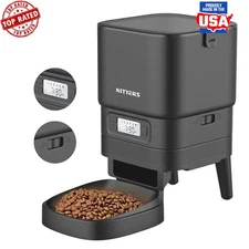 Automatic Cat Feeder Timed Food Dispenser Programmable Multi Daily Portions New