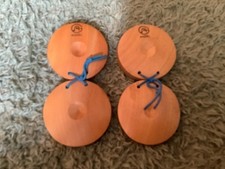 Wooden Castanets - by Angel - Used - Approx 5cm