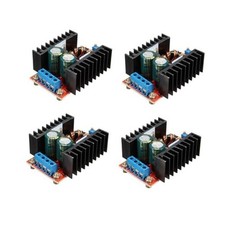 4 Pieces of 150W DC Boost Converter with Adjustable Voltage from 10-32V to 12