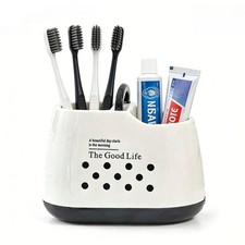 Premium Toothbrush Holders and Toothpaste Stand for Bathroom, High-Capacity K...