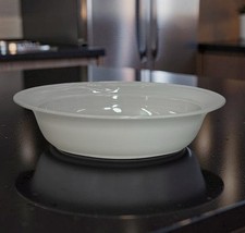 Corning Ware L-31 Oval Casserole 12" Floral Embossed Open Bake Dish 12x9x3" USA