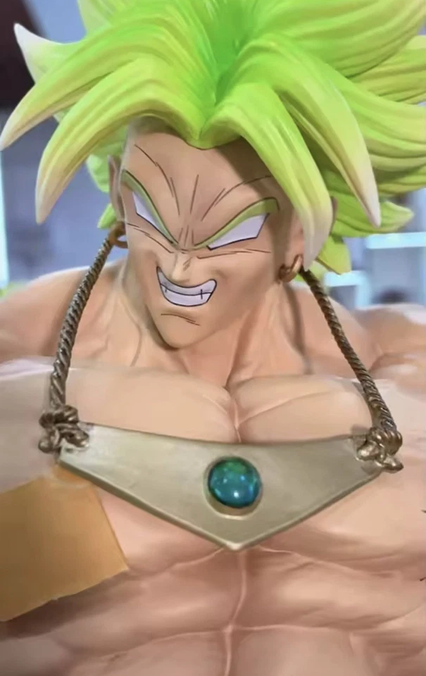 Dragon Ball Z Broly Figure Broly Super Saiyan Legendary PVC Action Figures 50cm - Immagine 2 di 4