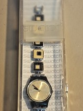 Image of Swatch Swiss Swatch AG 2002 Ladies Quartz Watch New Battery Working Boxed Rare