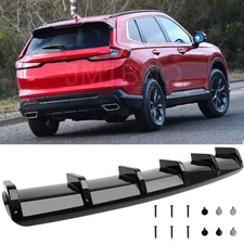 Glossy Rear Bumper Diffuser Splitter Spoiler Lip Body Kit For Honda CR-V CRV 