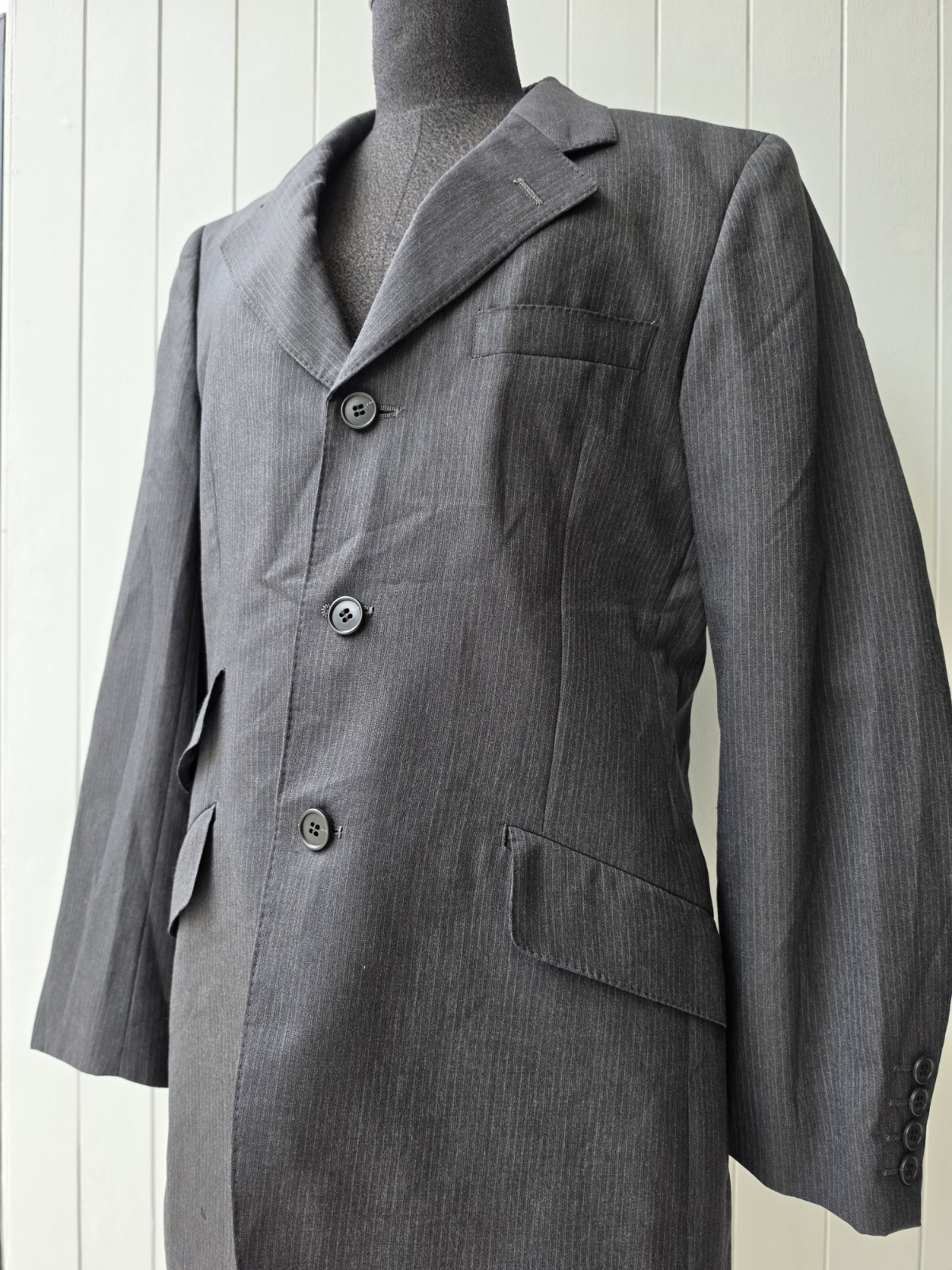 AAR A.A.R Durban Yohji Yamamoto Japan black wool blaz… - Gem