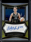2025 Panini WNBA Select Courtney Vandersloot Signatures Auto Autograph #11 Sky