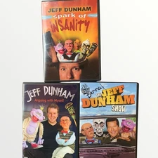 JEFF DUNHAM DVD LOT OF 3 COMEDY SPECIALS, Comedy Central. 2010. 2009. Stand up 