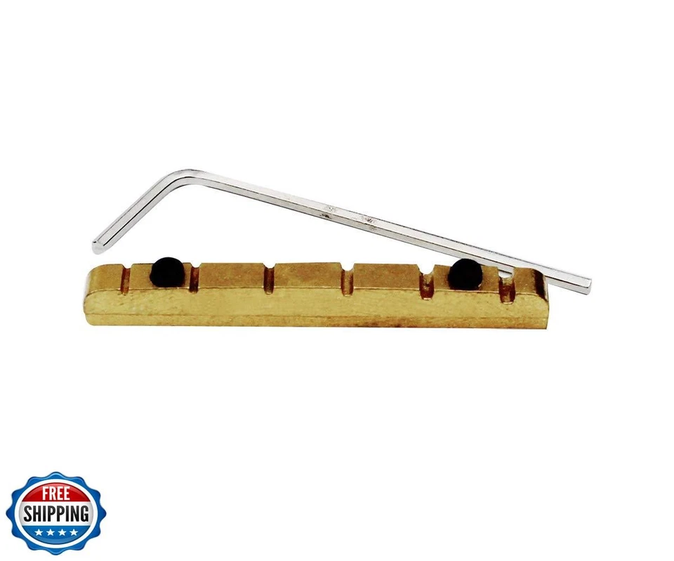 Tuerca de guitarra ajustable Guyker 42 mm - Tuerca de latón campana (42 x 3,5 mm) regulación dividida Foto 3 de 3