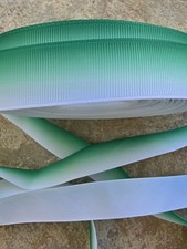 Ombre GREEN 7/8" wide grosgrain ribbon the listing is for 41 yards ROLL