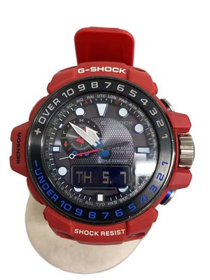 Casio G-SHOCK GWN-1000RD-4AJF 56mm Solar Wristwatch #2nW2685