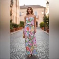 Lilly Pulitzer for Target Nosey Posey Maxi Dress Size Medium