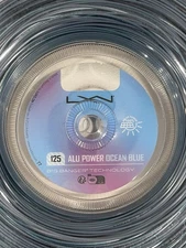 Luxilon ALU POWER 125 (Ocean Blue) Tennis String Reel (200m/660ft)