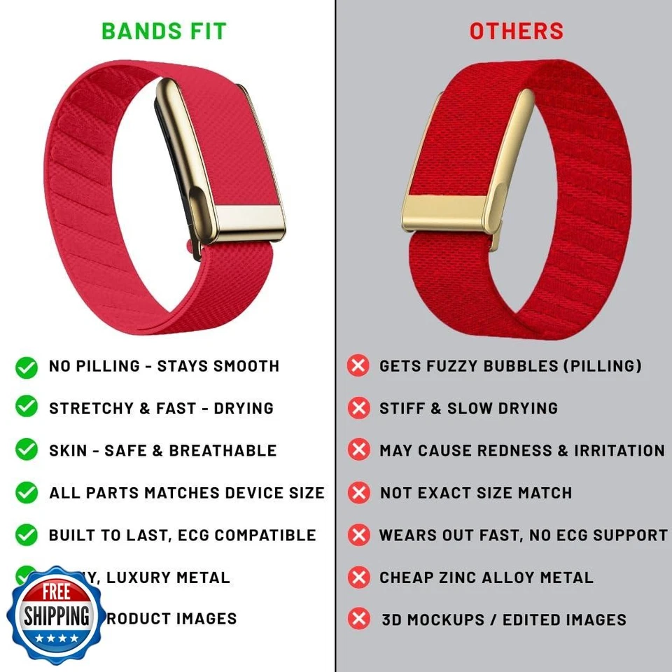 Muñequera de repuesto compatible con Whoop 5.0 y MG SuperKnit Luxe, Foto 2 de 3