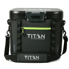 Titan by Artic Zone 36 Can Welded Soft Cooler with Waterproof Exterior, Black