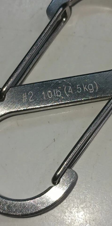 Mosquetón doble de acero inoxidable Nite Ize S-Biner (tamaño: #2 / inoxidable) Foto 3 de 4