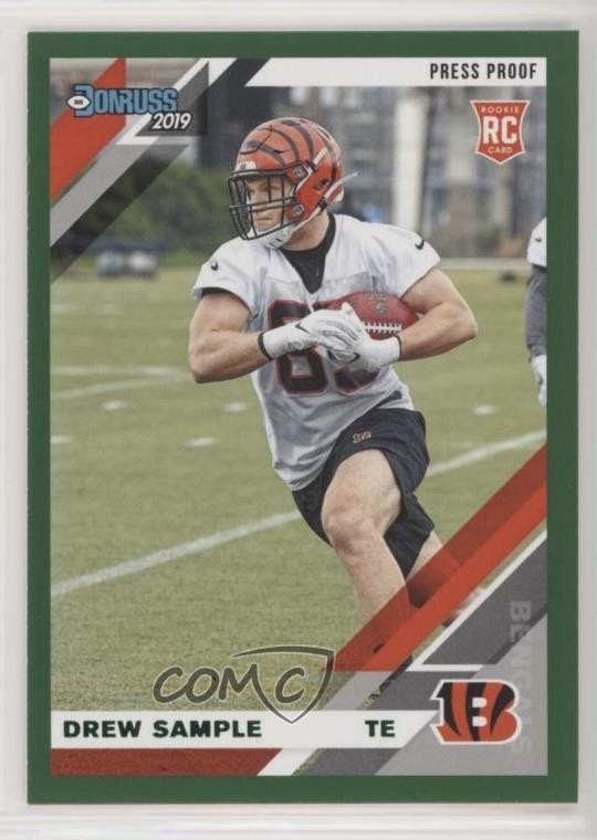 2019 Panini Donruss Rookies Press Proof Green Drew Sample #275 Rookie RC 02xk