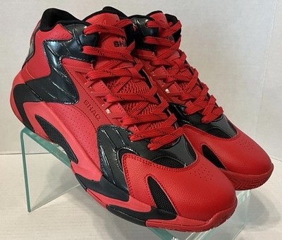 Shaq Devastator 2.0 Red Black Mid Top Basketball Shoes AQ95042MRB Men s Size 11