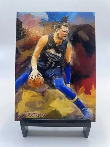 Luka Doncic 2020 Limited Edition 6/50, Artist Signed Auto By Edward Vela, #13