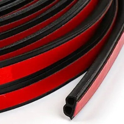 33Ft Universal Seal Strip, Universal Self Adhesive Rubber Weather D Size: 33Ft
