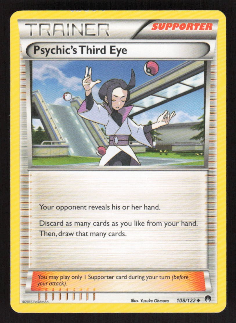 Pokemon TCG XY BREAKpoint Psychic's Third Eye #108/122