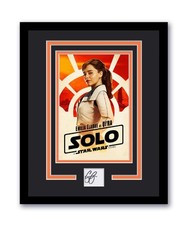 Star Wars Qi'ra Emilia Clarke Autographed Signed 11x14 Framed Photo ACOA Star Wars Qi'ra Emilia Clarke Autographed Signed 11x14 Framed Photo ACOA