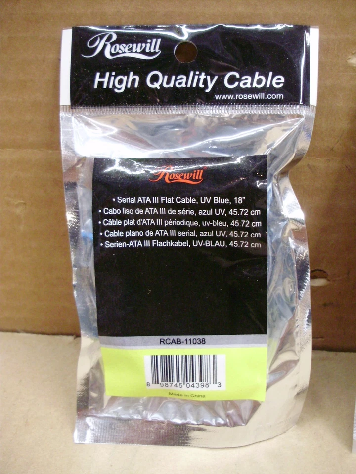 Rosewill Serial ATA III & Mini Flat Cable, RCAB-11038, RCDV-11011, RCAD-11035 - Image 2 of 4