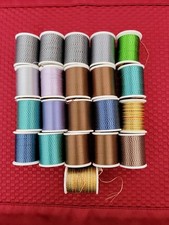 Lot of 21 Slightly Used Rayon Thread Embroidery Machine or Top Stitching Japan