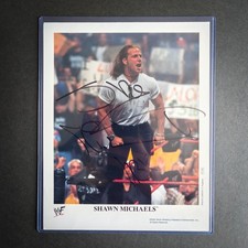 WWE Shawn Michaels P-475 Signed Original 8x10 Promo Photo Wrestling Autograph