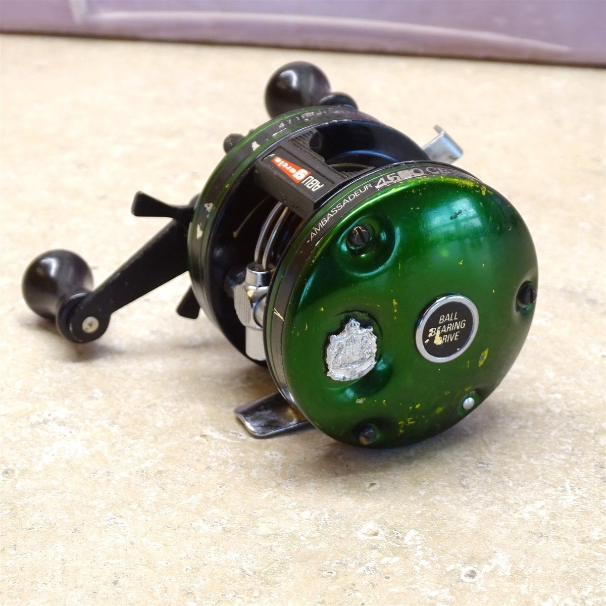 Abu Garcia garcia Ambassadeur4500 CB, Green Fish Reel, 85 0