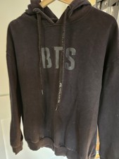 BTS logo hoodie, L size unisex style