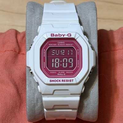 Casio Baby-G G-Shock BG-5601-7D White Pink Square Women's Digital