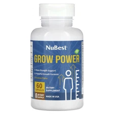 2 X NuBest, Grow Power, Cinnamon, 60 Capsules