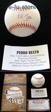 PEDRO BEATO Signed Baseball TriStar COA Certified Blue Autograph #ed 64/128 Auto