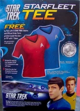2009 Star Trek Kellogg's Promo Uniform Shirt - Full Set of 3 - Medium