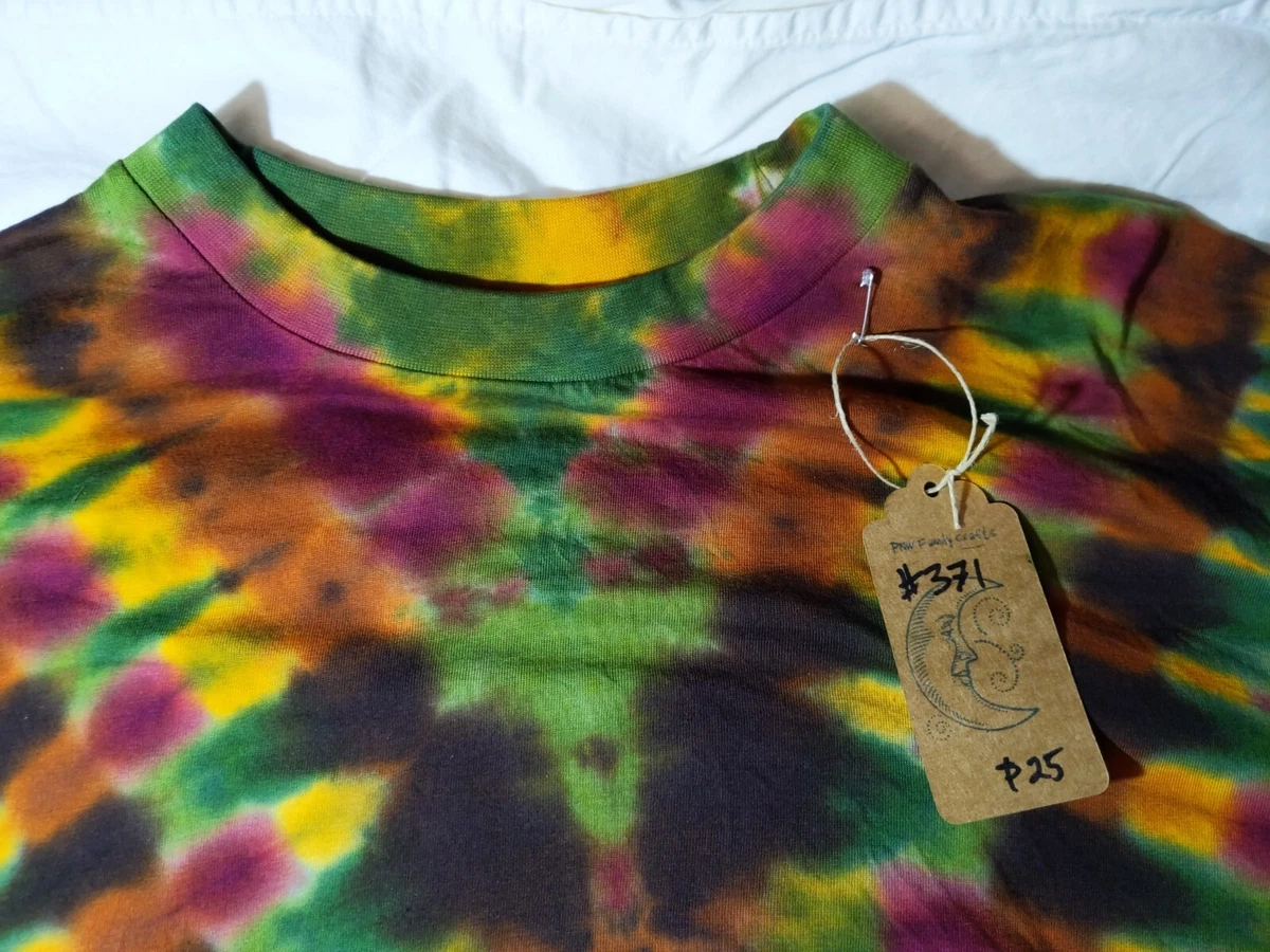 Tie dye T shirt XL - Actual Shirt not Sample! Handmade in PNW #371  