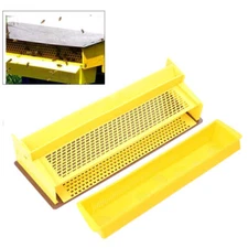 15.35*7.95*3.94"Bee Pollen Trap Collector For Beekeeping Tools Beehive Yellow