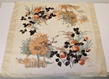 Gim Renoir Women's Scarf Floral Multi-color Beige 30" Square