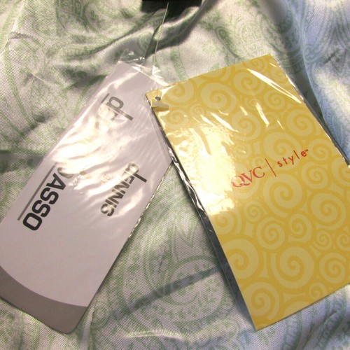 NWT Dennis Basso QVC Women's Size M Trench Coat Long Rain Jacket + Scarf Green - Picture 6 of 11