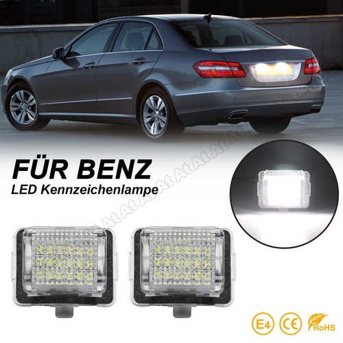 2x LED KENNZEICHENLEUCHTE KENNZEICHENBELEUCHTUNG FÜR MERCEDES C W204 S W221 S221 - Bild 1 von 11