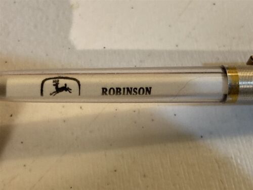 vintage advertising pen, John Deere, Robinson Motor Co. Robinson, ND - Picture 3 of 5