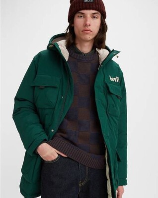 Levi's A35620001 Men's Eastport Utility Jacket with Pockets in Green (M, L,  XL) UK