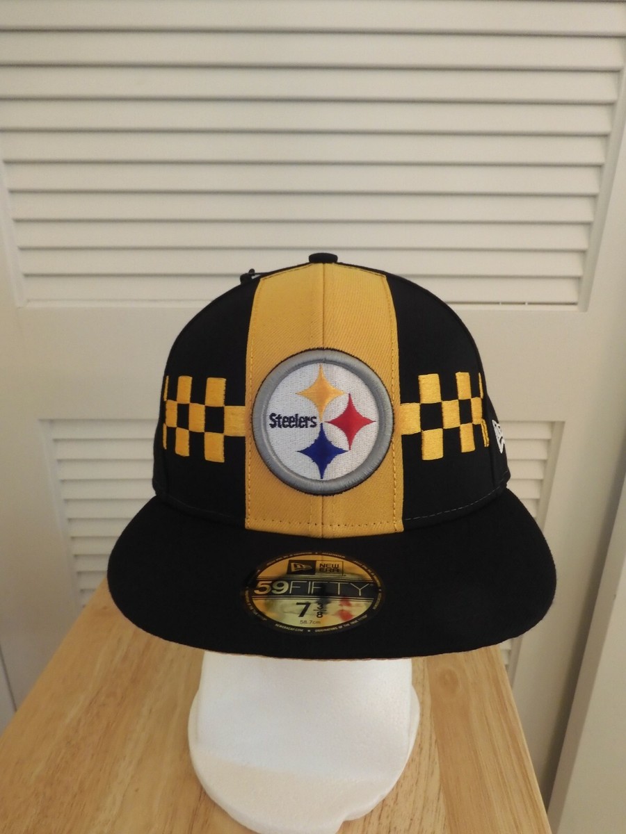 NWT Pittsburgh Steelers 2019 NFL Draft Hat New Era 59fifty 3/8