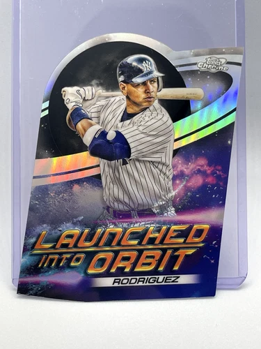ALEX RODRIGUEZ 2022 TOPPS CHROME COSMIC LAUNCHED INTO ORBIT