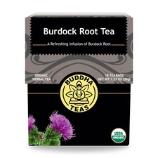 Buddha Teas Organic Burdock Root Tea, 18 Tea Bags