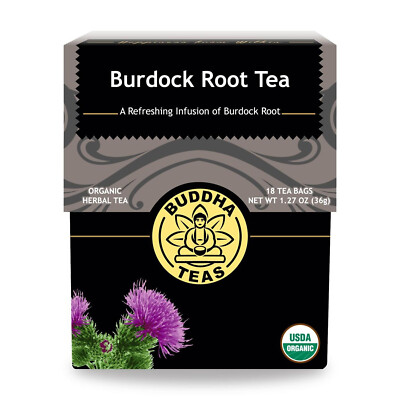 Buddha Teas Organic Burdock Root Tea, 18 Tea Bags | eBay