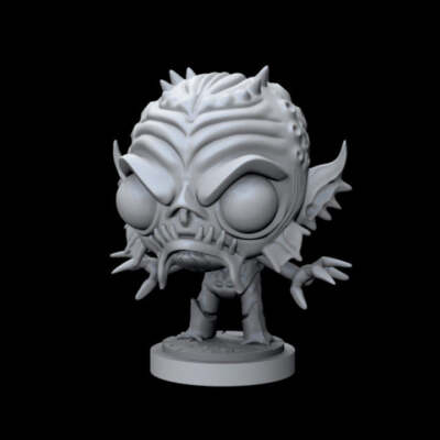 Dice Heads - Cthulhu Chess - Rook Deep One