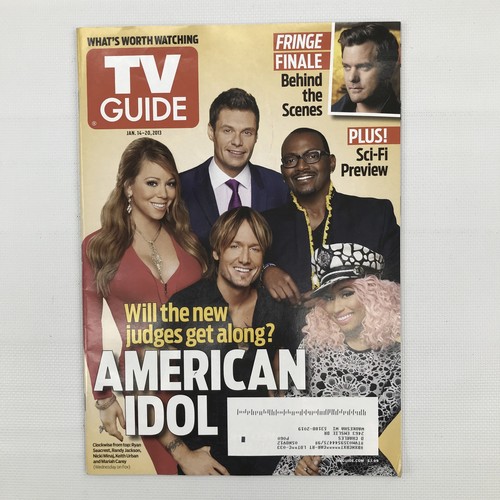 TV Guide Jan 20, 2013 Issue # 3142 Subscription Edition Cover: American Idol - 第 1/3 張圖片