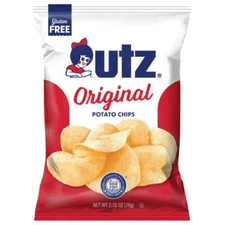 UTZ REGULAR POTATO CHIPS 2.75 OZ BAGS .... 14 BAGS !!